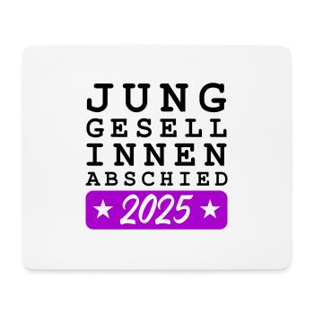 Junggesellinnen Abschied 2025 Jga - Mousepad (Querformat) - Weiß - Vorne
