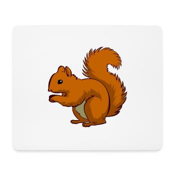 squirrel25 - Mousepad (Querformat) - Weiß - Vorne
