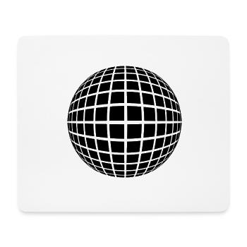 Illusion d'optique - balle - Tapis de souris (format paysage) - blanc - Devant