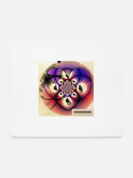 70's Moped/Motorroller - Mousepad (Querformat) - Weiß