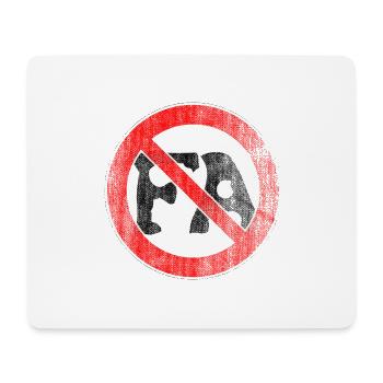 Antifa italien Italie - Tapis de souris (format paysage) - blanc - Devant