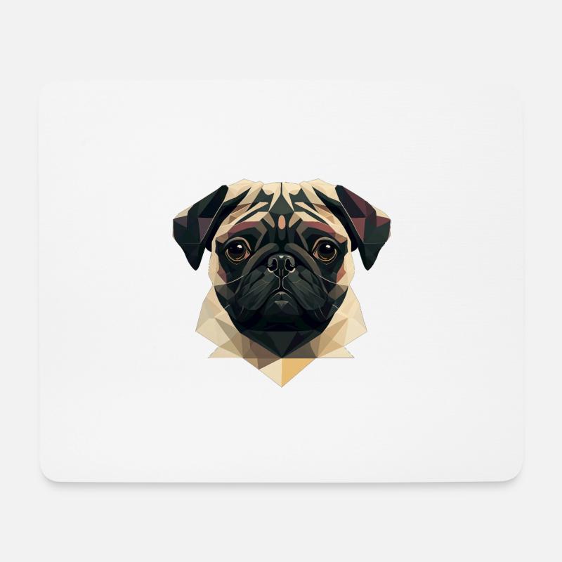 CARLIN - Tapis de souris (format paysage) - blanc