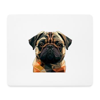 CARLIN - Tapis de souris (format paysage) - blanc - Devant