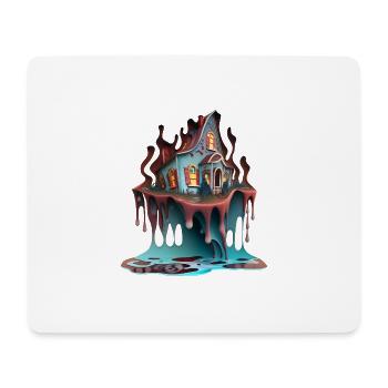 DRIPPY HOUSE - Mouse Pad (horizontal) - white - Front