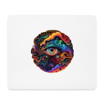 TRIPPY EYE - Mouse Pad (horizontal) - white - Front