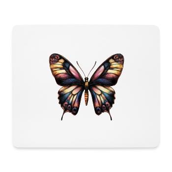 papillon pour enfant, anniversaire fillette - Tapis de souris (format paysage) - blanc - Devant
