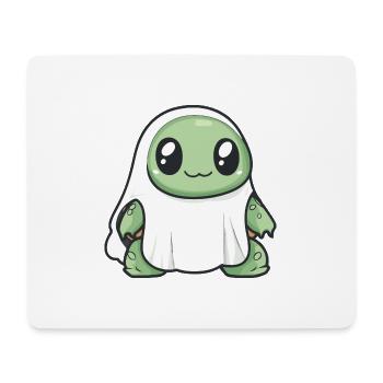 Schildkröte Halloween Lustig Geist - Mousepad (Querformat) - Weiß - Vorne