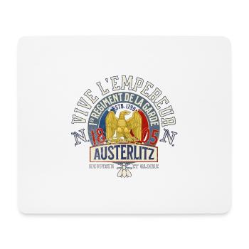 Vive l empereur Austerlitz 1805 - Tapis de souris (format paysage) - blanc - Devant