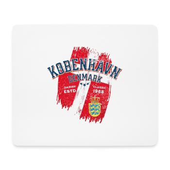 Kobenhavn Denmark Danish classic - Mouse Pad (horizontal) - white - Front