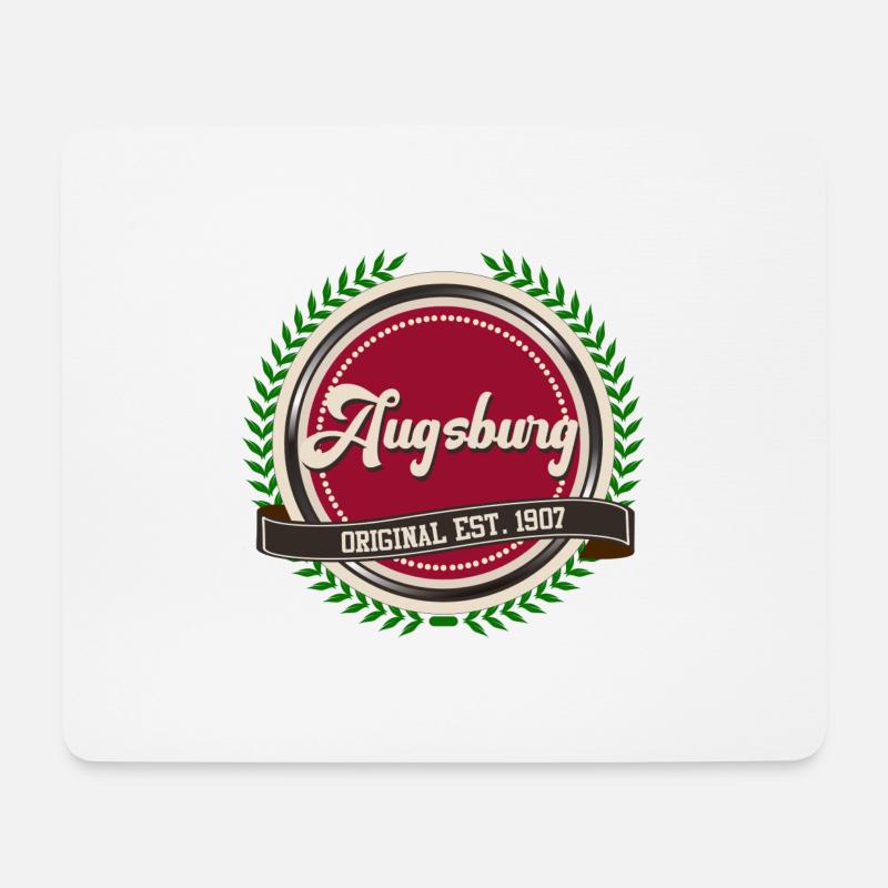 Siegel Augsburg - Original est. 1907 - Mousepad (Querformat) - Weiß