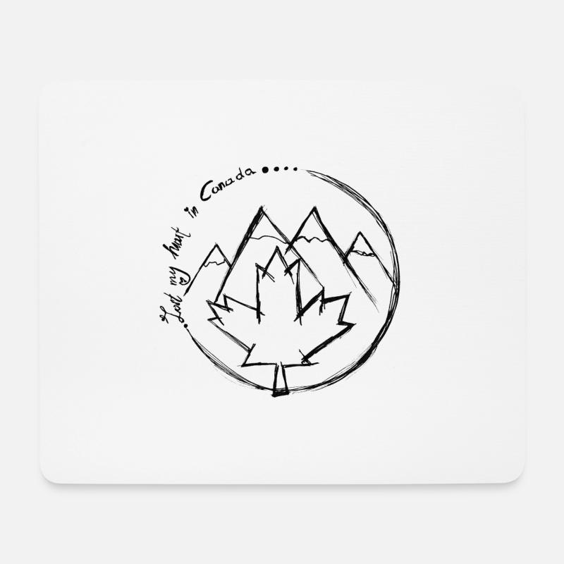 Canada - Mousepad (Querformat) - Weiß