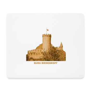 Château de Biedenkopf Château de Hesse un monument - Tapis de souris (format paysage) - blanc - Devant