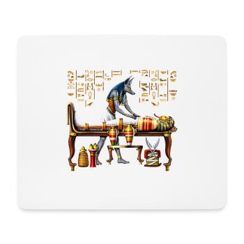 Anubis Ägyptischer Gott - Mousepad (Querformat) - Weiß - Vorne