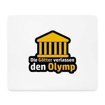 The gods leave the Olympus Abitur saying - Mouse Pad (horizontal) - white - Front