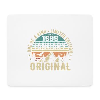 Geburtstagsgeschenk Januar 1999 - January 1999 - Mousepad (Querformat) - Weiß - Vorne