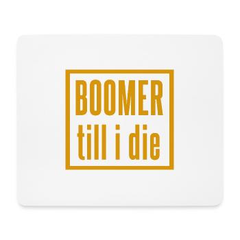 Vintage Boomer Slogan Design - Mouse Pad (horizontal) - white - Front