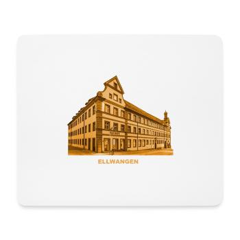 Ellwangen Rathaus Ostalb Baden-Württemberg - Tapis de souris (format paysage) - blanc - Devant