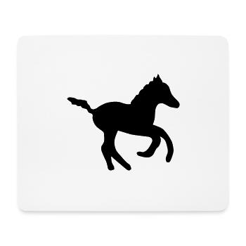 kleines süßes Fohlen - Mousepad (Querformat) - Weiß - Vorne