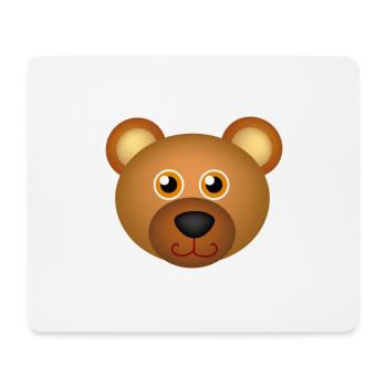 Bärchen - Mousepad (Querformat) - Weiß - Vorne