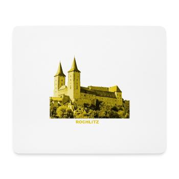 Rochlitz Schloss Sachsen Wettiner Reichsburg Gotik - Mousepad (Querformat) - Weiß - Vorne