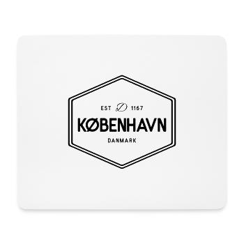 Kopenhagen Vintage Stadtbadge - Mousepad (Querformat) - Weiß - Vorne