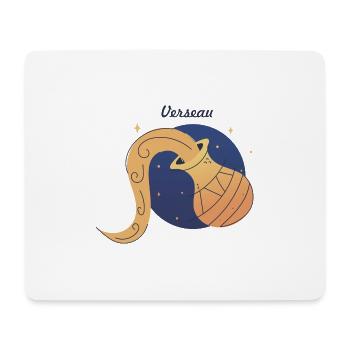 Verseau - Tapis de souris (format paysage) - blanc - Devant