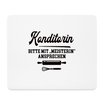 Konditorin Meisterin Konditormeisterin Bäckerin - Mousepad (Querformat) - Weiß - Vorne