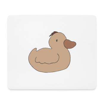 Teinte sépia caneton - Tapis de souris (format paysage) - blanc - Devant