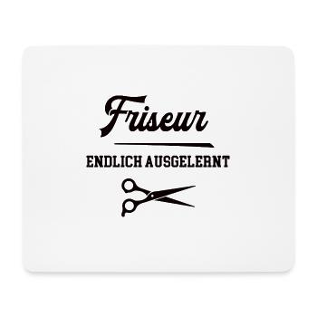 Friseur Ausbildung Bestanden Azubi Friseure - Mousepad (Querformat) - Weiß - Vorne
