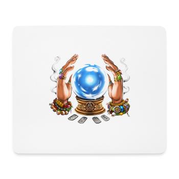 Fortune Teller Crystal Ball - Mouse Pad (horizontal) - white - Front