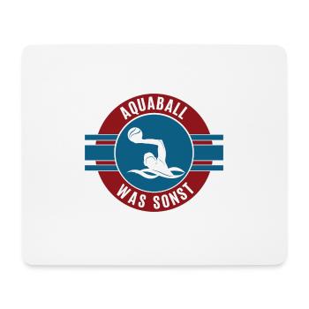 Aquaball Team Mannschaft Spieler Spiel Wasserball - Mousepad (Querformat) - Weiß - Vorne