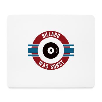 Billard Team Mannschaft Spieler Billardspieler - Mousepad (Querformat) - Weiß - Vorne