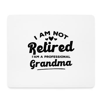 Ich bin eine professionelle Großmutter - Mousepad (Querformat) - Weiß - Vorne