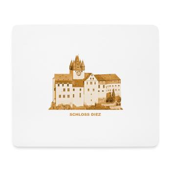 Château de Diez Château Rhénanie-Palatinat - Tapis de souris (format paysage) - blanc - Devant