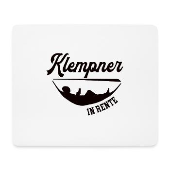 Klempner in Rente Rentner Ruhestand Klempnerei - Mousepad (Querformat) - Weiß - Vorne