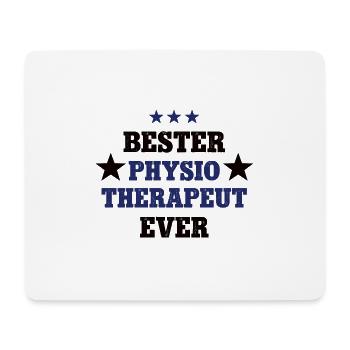 Bester Physio Therapeut Physiotherapie Therapeuten - Mousepad (Querformat) - Weiß - Vorne