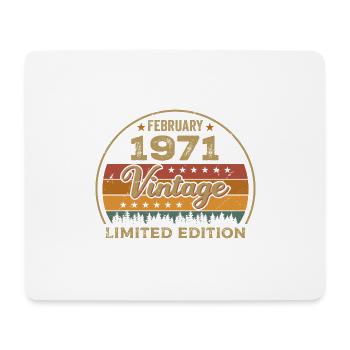 February 1971, Jubilee 1971, Legends February 1971 - Mouse Pad (horizontal) - white - Front