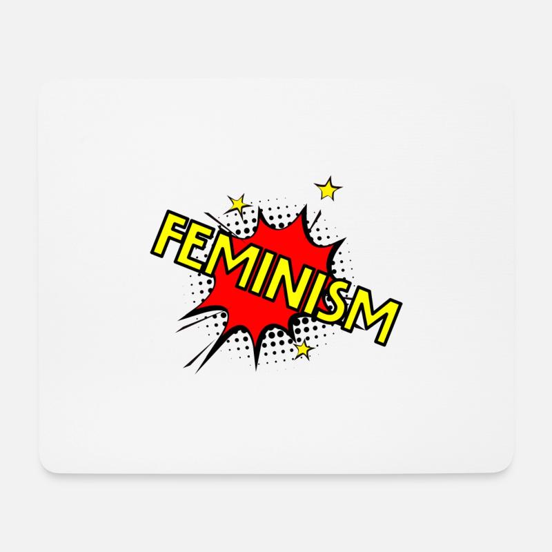 feminism - Mouse Pad (horizontal) - white