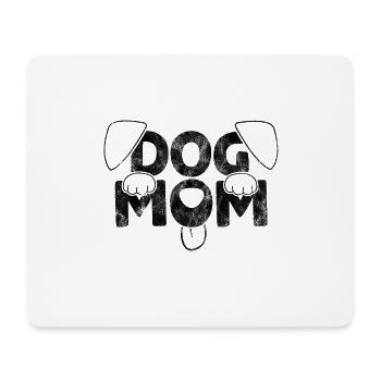 Dog Mom - Hund Hunde Spruch - Mousepad (Querformat) - Weiß - Vorne