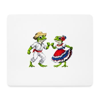 Grenouilles Coqui de Porto Rico - Tapis de souris (format paysage) - blanc - Devant