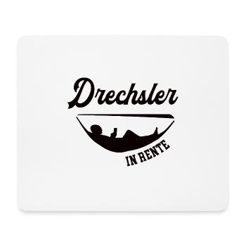 Drechsler in Rente Rentenbeginn Drechslerei Chef - Mousepad (Querformat) - Weiß - Vorne