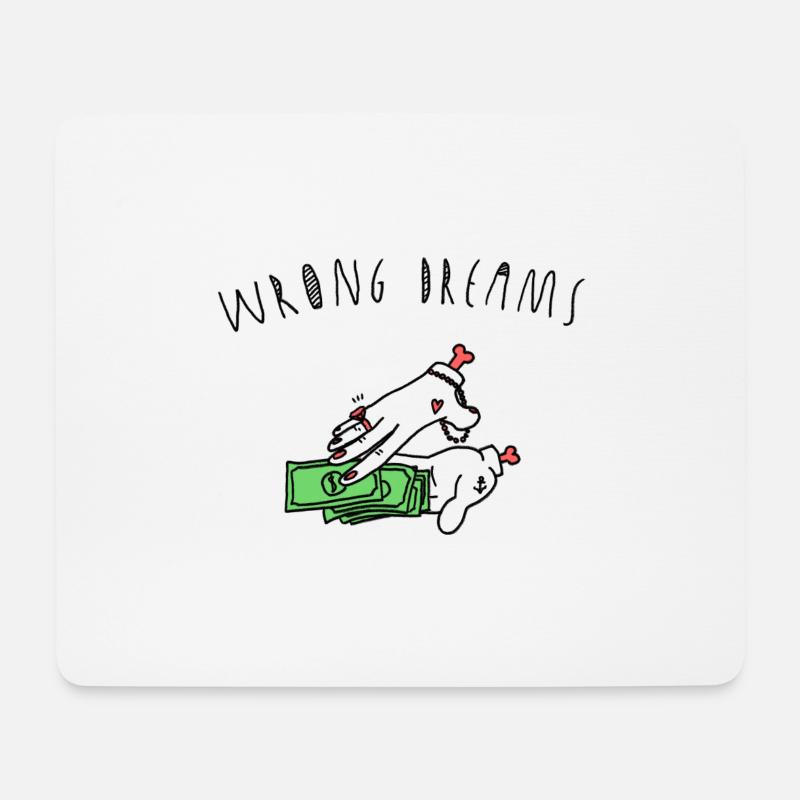 hands - Mousepad (Querformat) - Weiß