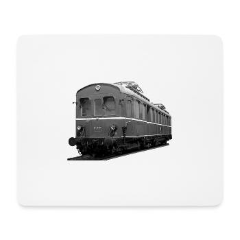 Electric railcar ET 85 Deutsche Reichsbahn - Mouse Pad (horizontal) - white - Front