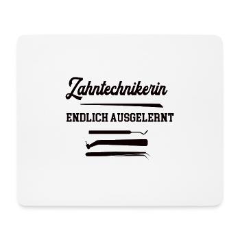 Zahntechnikerin Ausbildung Azubi Lehre Bestanden - Mousepad (Querformat) - Weiß - Vorne