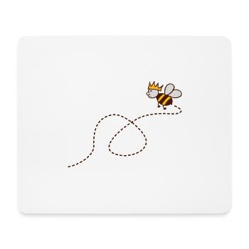 kleiner Bienen König Biene Hummel - Mousepad (Querformat) - Weiß - Vorne