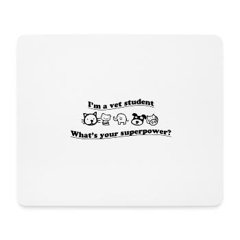 vet student - Mousepad (Querformat) - Weiß - Vorne
