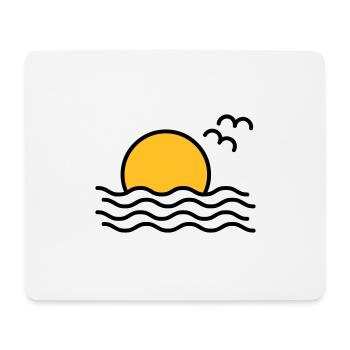 sunset - Mouse Pad (horizontal) - white - Front