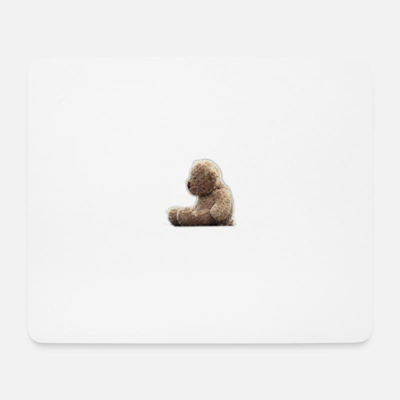 Teddybär - Mousepad (Querformat) - Weiß