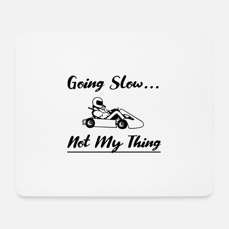 Karting - Go Karting - Racing Karting - Karting - Mouse Pad (horizontal) - white