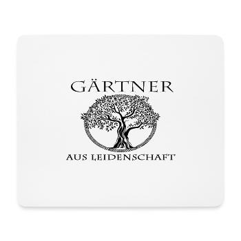 Garten,ich bin gärtner,Gärtner,Gärtner aus leidens - Mousepad (Querformat) - Weiß - Vorne